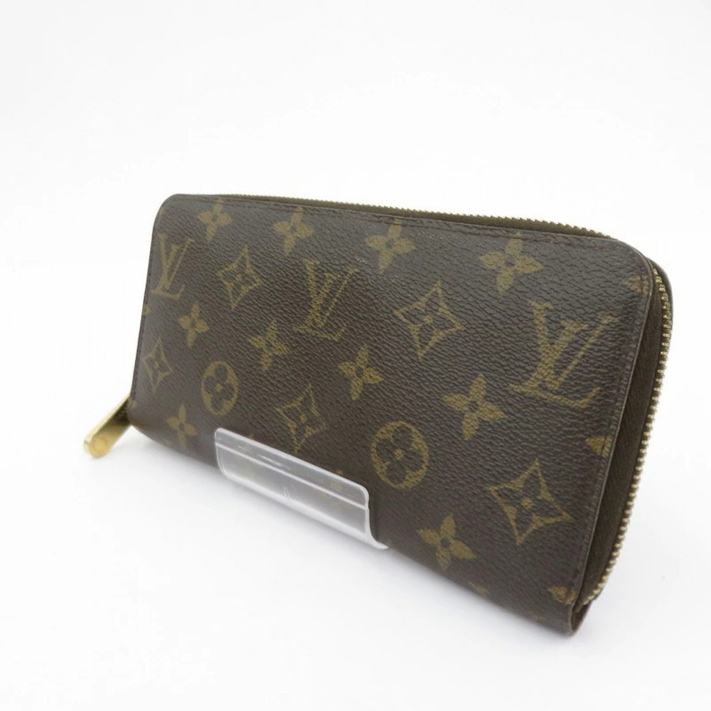 LOUIS VUITTON Monogram Zippy Wallet Long Brown